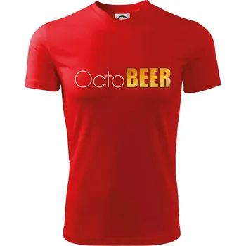 Chlapecké tričko Pivní měsíce - octoBEER - Dětské triko sportovní (dresovina) - 158 cm/12 let ( Červená )