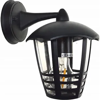 Venkovní osvětlení Venkovní nástěnné svítidlo Bowi čiré, černé E27 60 W
