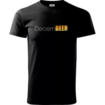 Pivní měsíce - decemBEER - Triko extra velké (5-8XL) - 7XL ( Černá )