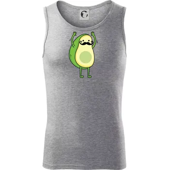 Párové triko - avokádo - Tílko pánské Core - L ( Tmavě šedý melír )