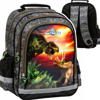 Školní batoh Školní batoh vícekomorový Derform bílý, černý, červený, odstíny žluté a zlaté, oranžový, vícebarevný, zelený 18 l