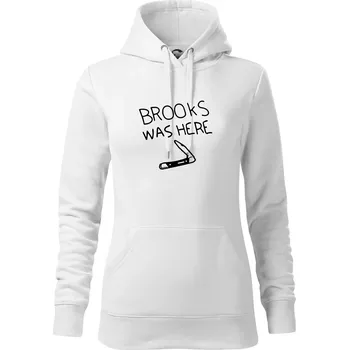 Dámská mikina Věznice Shawshank - Mikina dámská Cape s kapucí - XL ( Bílá )