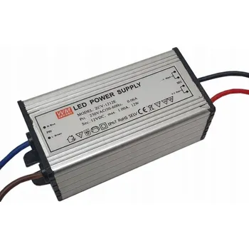 Napájecí zdroj pro osvětlení LED zdroj 12V 12W KONSTANTNÍ NAPĚTÍ IP67 HLINÍKOVÝ