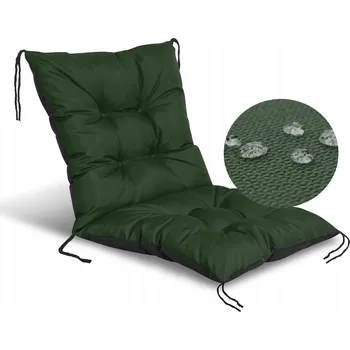 Polštář Polštář zahradní zelený voděodolný 50x50 cm 12 cm