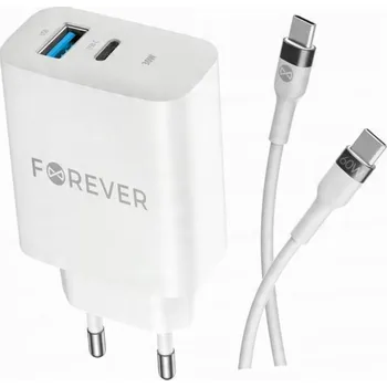 Rychlá nabíječka 30W USB a USB-C s kabelem pro Samsung Galaxy A53 5G