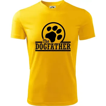 Chlapecké tričko Dogfather - Dětské triko sportovní (dresovina) - 122 cm/6 let ( Žlutá )