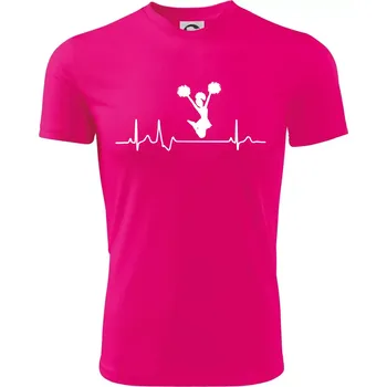 EKG roztleskávačka výskok - Dětské triko sportovní (dresovina) - 158 cm/12 let ( Neon Pink )