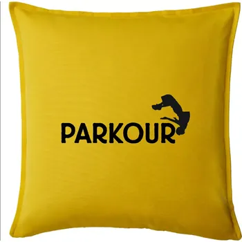 Polštář Parkour - salto - Polštář 50x50 - 50x50 - Pouze potah ( Žlutá )