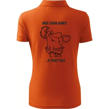 Školní triko - Bez základky - Polokošile dámská Pique Polo - XL ( Oranžová )
