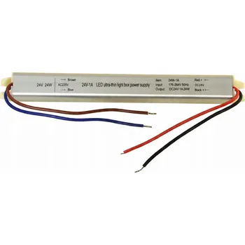 Napájecí zdroj pro osvětlení NAPÁJECÍ ZDROJ 24V 24W 1A IP20 ULTRA SLIM PRO LED PÁSKY