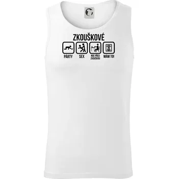 Zkouškové - Tílko pánské Core - S ( Bílá )