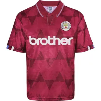 Pánská casual bunda Score Draw Manchester City Retro Away Shirt 89 Mens Purple/White L