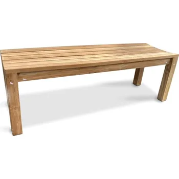 Zahradní lavice Venkovní teaková lavička Monica 200cm