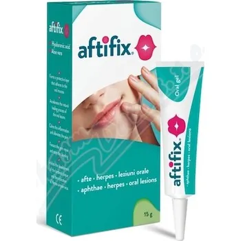 Injekční stříkačka Aftifix ústní gel 15g