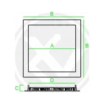 LED osvětlení LED Panel čtverec 12W Bingo 4000K