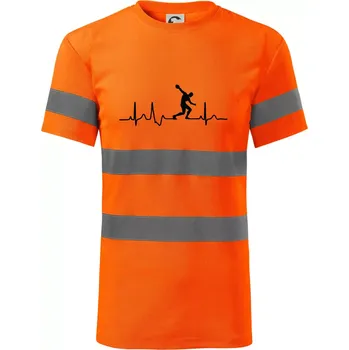 Pánské oblečení EKG hod diskem - Triko reflexní - HV PROTECT - 3XL ( Neonově oranžová )