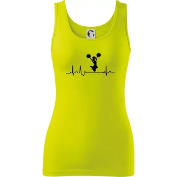 EKG roztleskávačka výskok - Dámské tílko - 2XL ( Limetková )