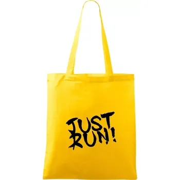 Just run - Taška bavlněná - 42 x 38 cm ( Žlutá )