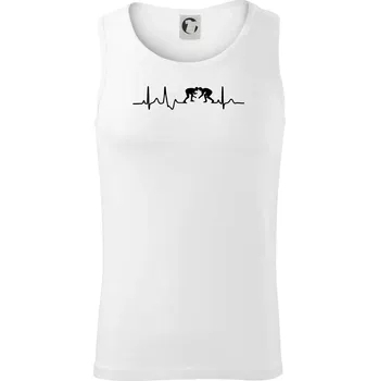 EKG wrestling - Tílko pánské Core - 2XL ( Bílá )