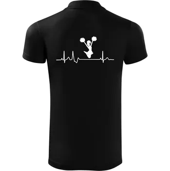 Pánská košile EKG roztleskávačka výskok - Polokošile Victory sportovní (dresovina) - M ( Černá )