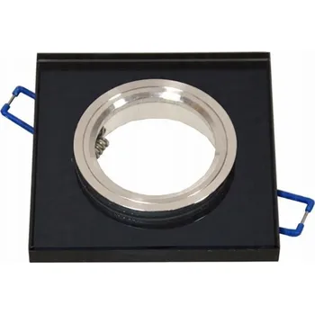 Objímka GU10 230V LED BROLUX CRISTAL ČTVEREC STROPNÍ SVÍTIDLO DENZEL BLACK