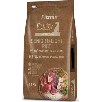 Krmivo pro psa Fitmin dog Purity Rice Senior&Light Venison&Lamb