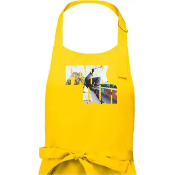 Kuchyňská zástěra Parkour nápis ve městě - Pánská zástěra na vaření - Univerzální velikost ( Žlutá )