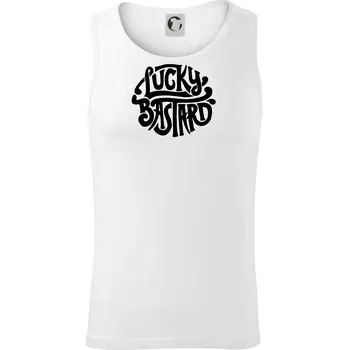 Lucky Bastard - Tílko pánské Core - XL ( Bílá )