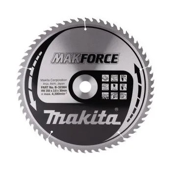 Řezný kotouč Fe Produkt Makita B-32384 kotouč pilový dřevo MAKFORCE 355x3x30mm 60Z = old B-08545