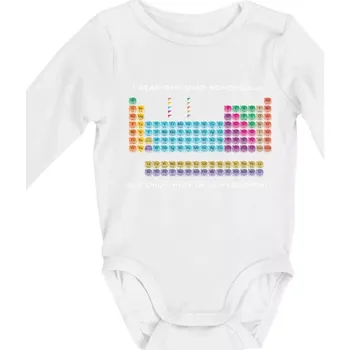 I wear this shirt periodically but only when I'm in my element - Body kojenecké s dlouhým rukávem - Dlouhý r. 6-12 měs ( Bílá )