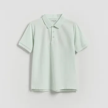 Chlapecké oblečení Reserved - Polo tričko - bleděmodrá - 021FH-05X - 021FH-05X-122