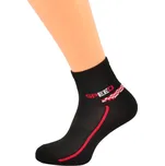 Gapo Pánské kotníkové ponožky SPEED 1. Velikost: 11-12 (EU 47-48), 2. Barva: Černá