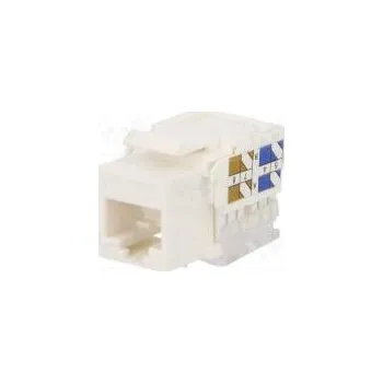 Elektrická zásuvka Zásuvka RJ45 PIN 8 Kat 5e nestíněné,Keystone 22AWG-26AWG