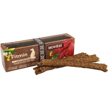 Pamlsek pro kočku Fitmin dog Purity Snax STRIPES beef CZ/SK 35 g