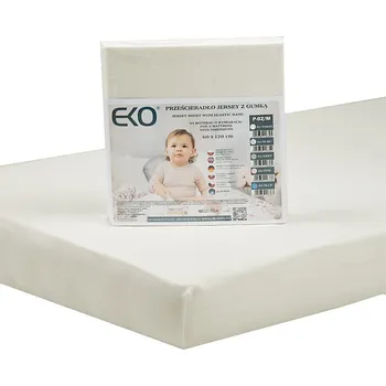 Prostěradlo EKO Prostěradlo s gumou žerzej béžová 120x60 cm