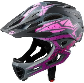 Cratoni přilba C-Maniac Pro 2022 (Black/Pink/Purple Matt)