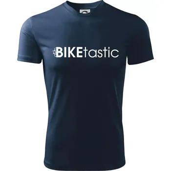 Bike nápisy Biketastic - Dětské triko sportovní (dresovina) - 146 cm/10 let ( Námořní modrá (velmi tmavá - téměř černá) )