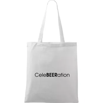 Pivní nápisy CeleBEERation - Taška bavlněná - 42 x 38 cm ( Bílá )