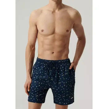 Pánské plavky Plavecké šortky Atlantic KMB-221 M-2XL tmavě modrá XXL