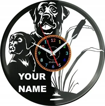 Hodiny Nástěnné hodiny Evevo černé 30 cm