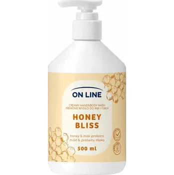 Mýdlo ON LINE Krémové mýdlo 2v1 Honey Bliss 500 ml