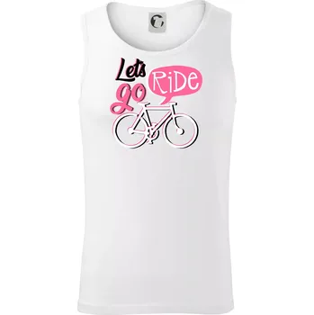 Lets go ride - Tílko pánské Core - L ( Bílá )