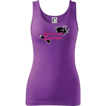 Dámské tričko Pro tebe paní Doktorka - Dámské tílko - S ( Fialová )