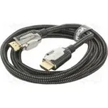Kabel HDCP 2.2,HDMI 2.1 HDMI vidlice,z obou stran textilní