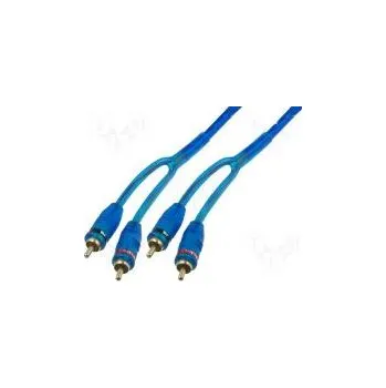 Audio kabel Kabel k zesilovači RCA zásuvka x2,RCA vidlice x2 5m