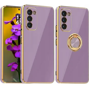 Pouzdro na mobilní telefon Zadní Kryt RCBR pro Samsung Galaxy S20 FE GLAMOUR CASE fialový