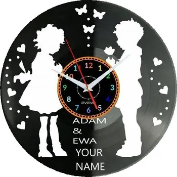 Hodiny Nástěnné hodiny Evevo černé 30 cm