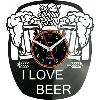 Hodiny Nástěnné hodiny Evevo černé 30 cm