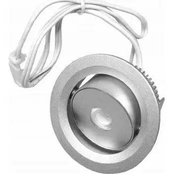 Bodové svítidlo LED svítidlo Tauri 1*3W teplá bílá stříbrná