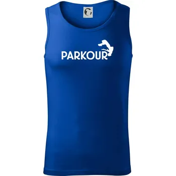 Parkour - salto - Tílko pánské Core - M ( Královská modrá )